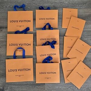Louis Vuitton Orange Shopping Bags